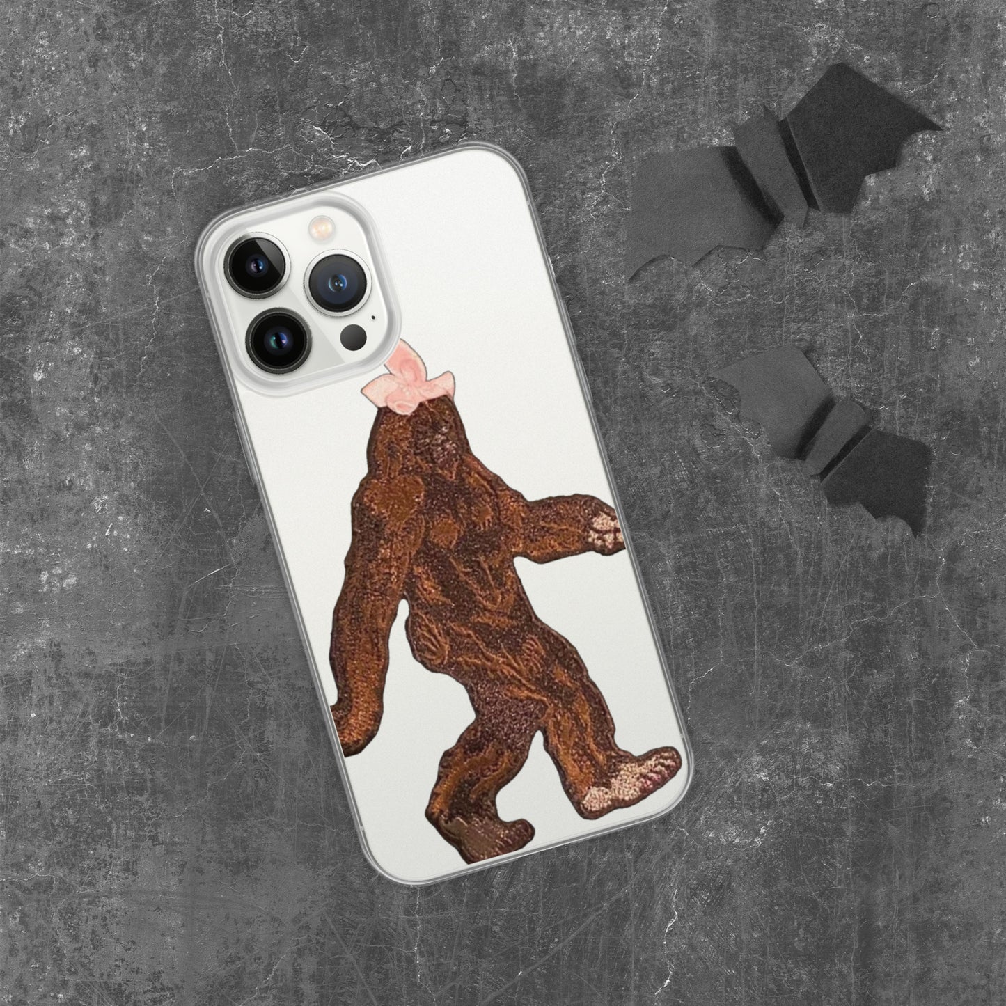 Clear Case for iPhone® Auntie  Bigfoot