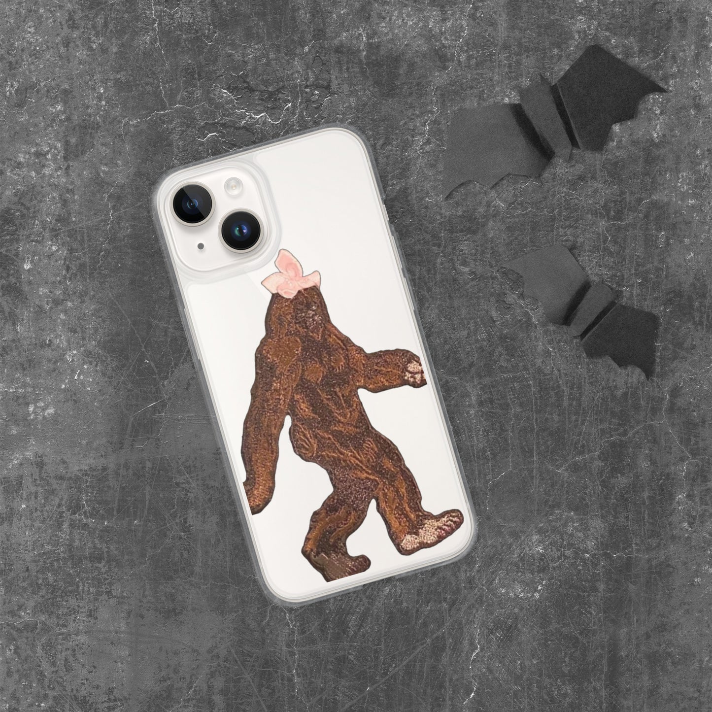 Clear Case for iPhone® Auntie  Bigfoot