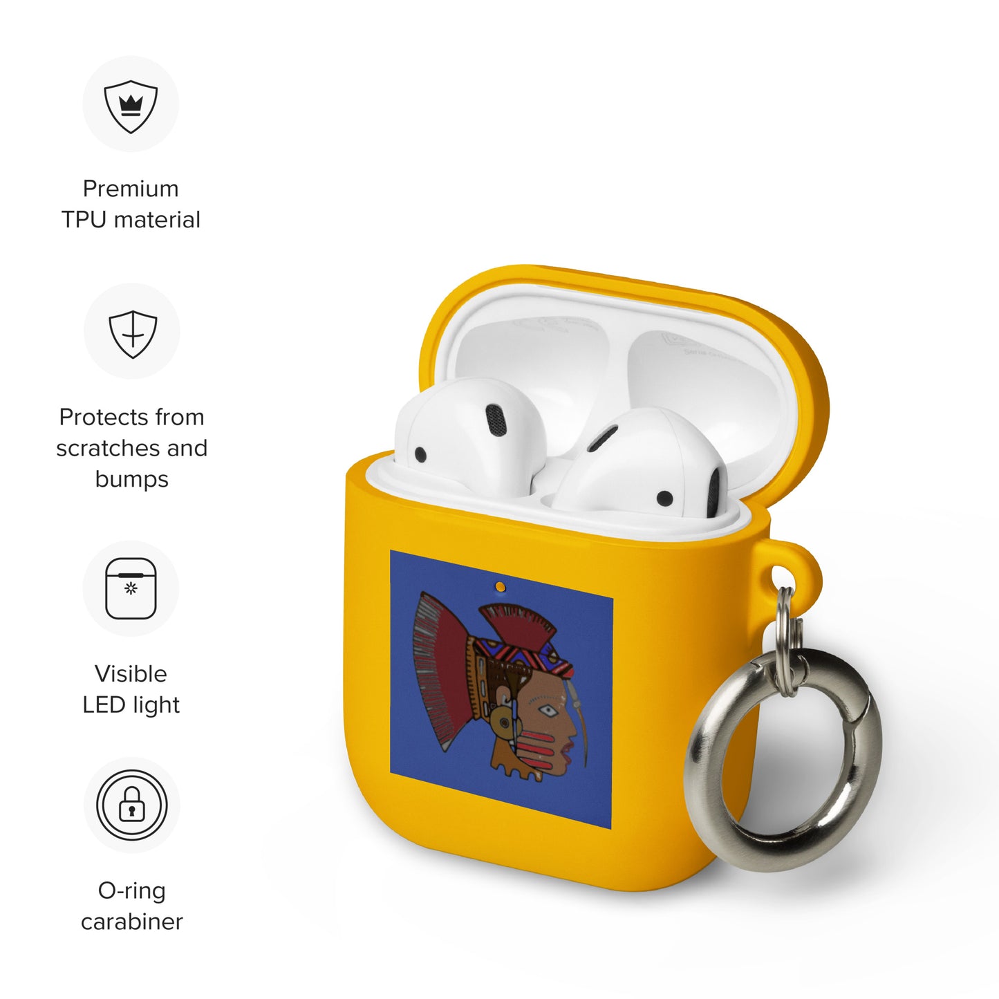 Rubber Case for AirPods® Warrior Woman