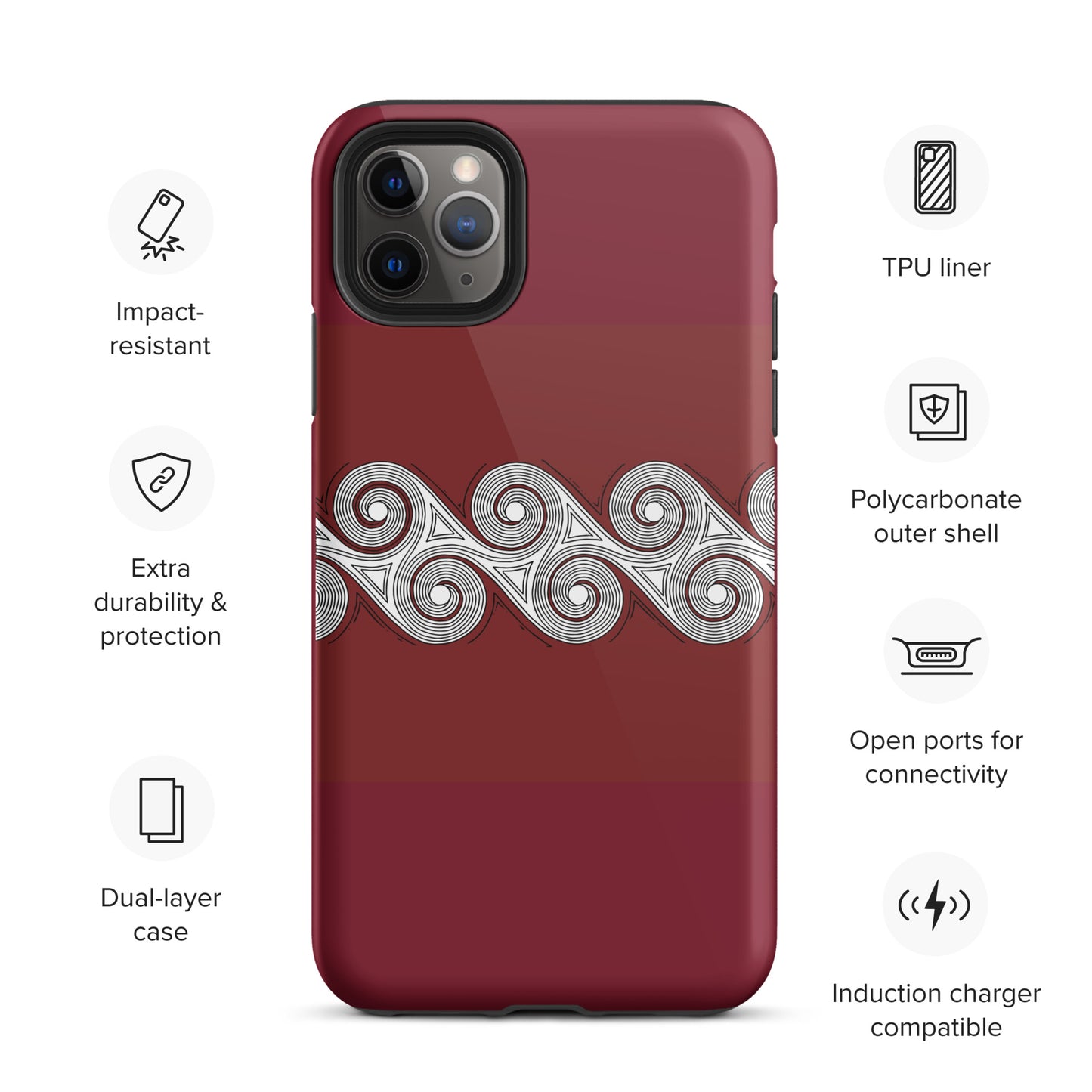 Tough Case for iPhone® Brick Swirls