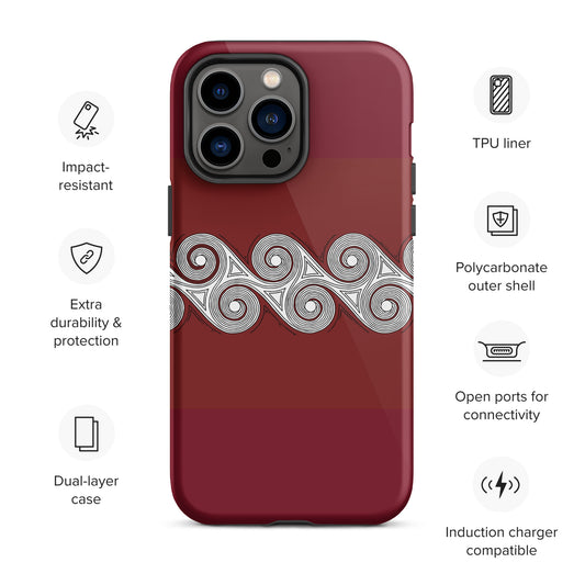 Tough Case for iPhone® Brick Swirls