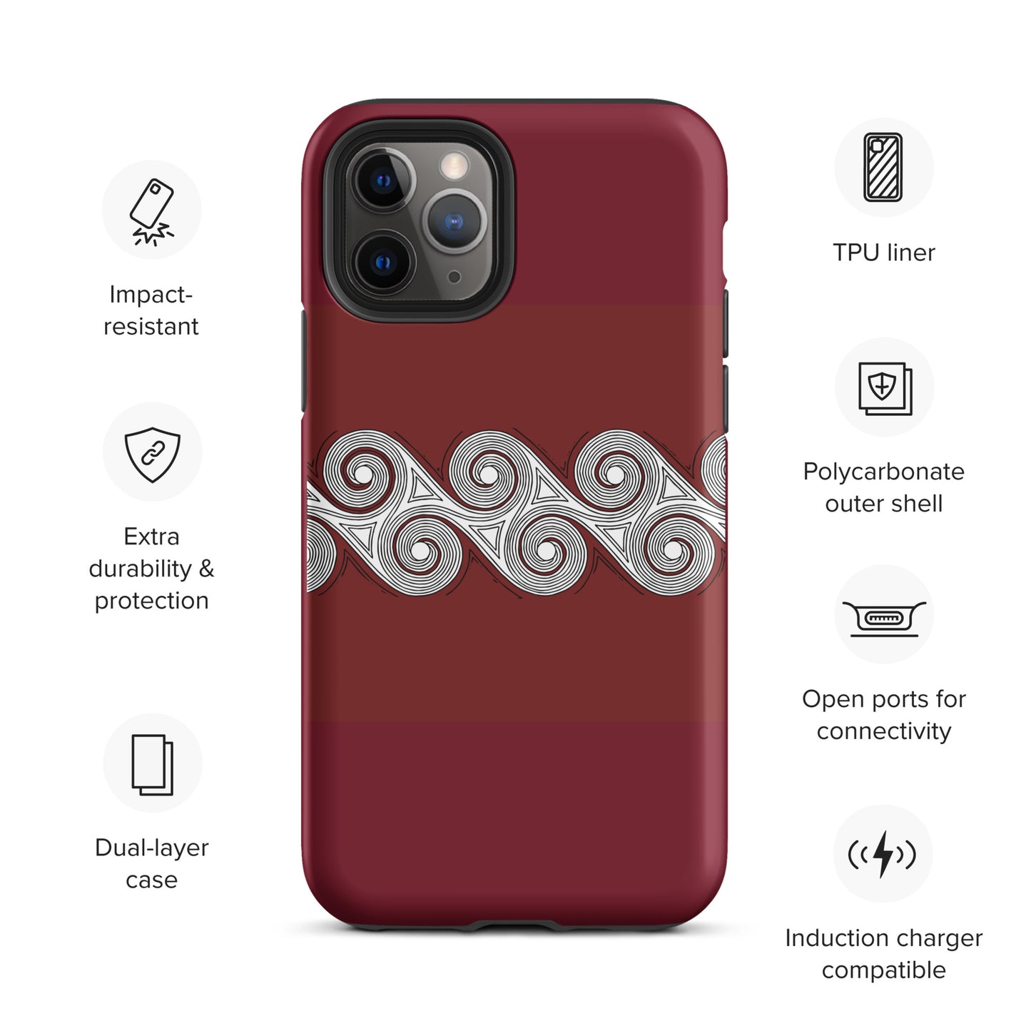 Tough Case for iPhone® Brick Swirls