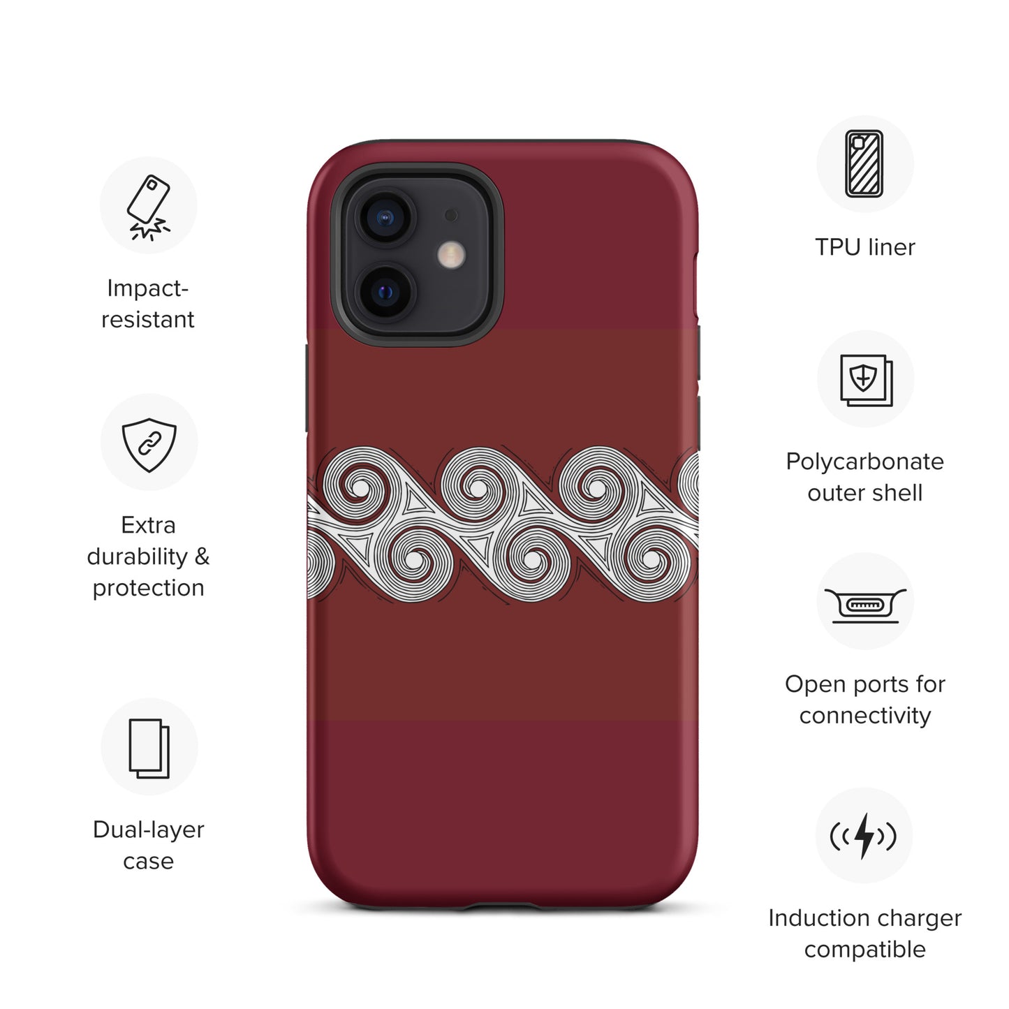 Tough Case for iPhone® Brick Swirls