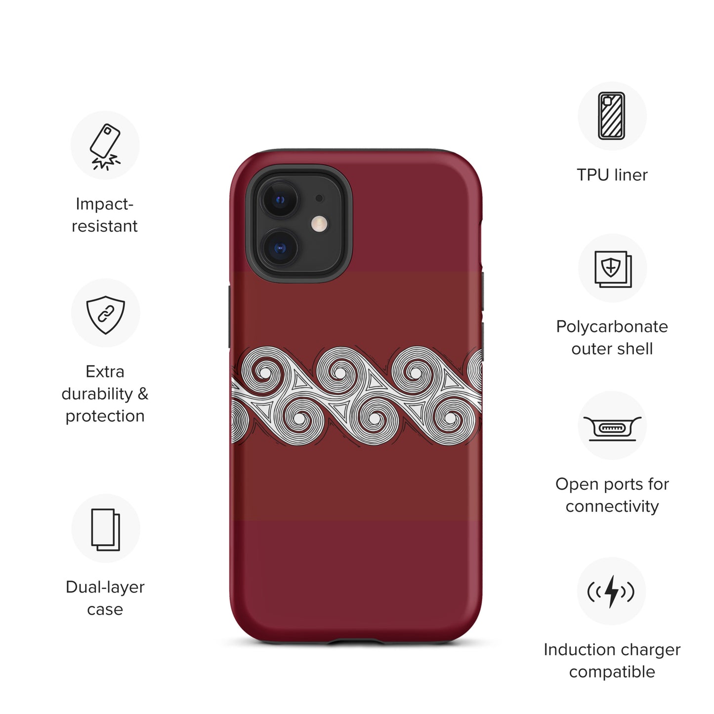 Tough Case for iPhone® Brick Swirls