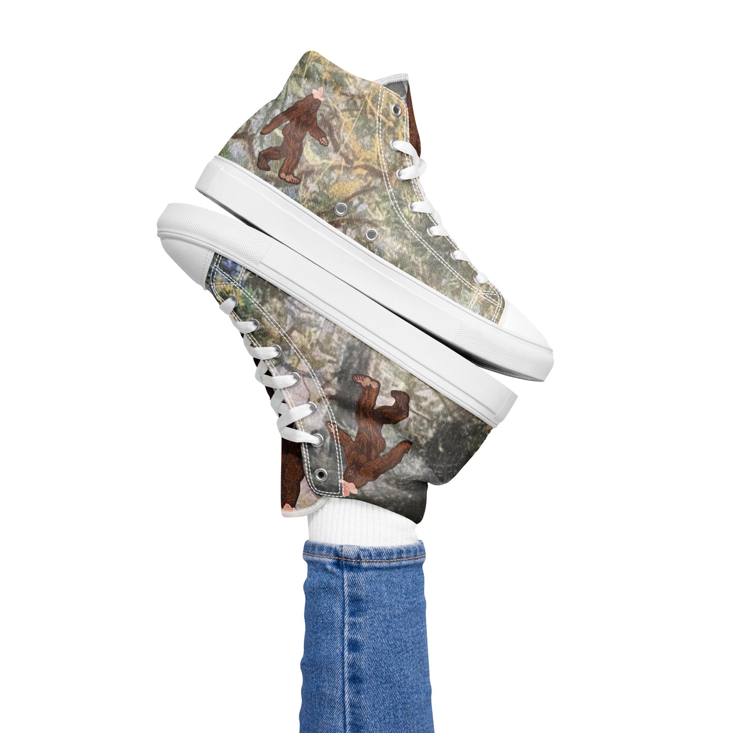 High Top Canvas Shoes Women's Auntie Bigfoot